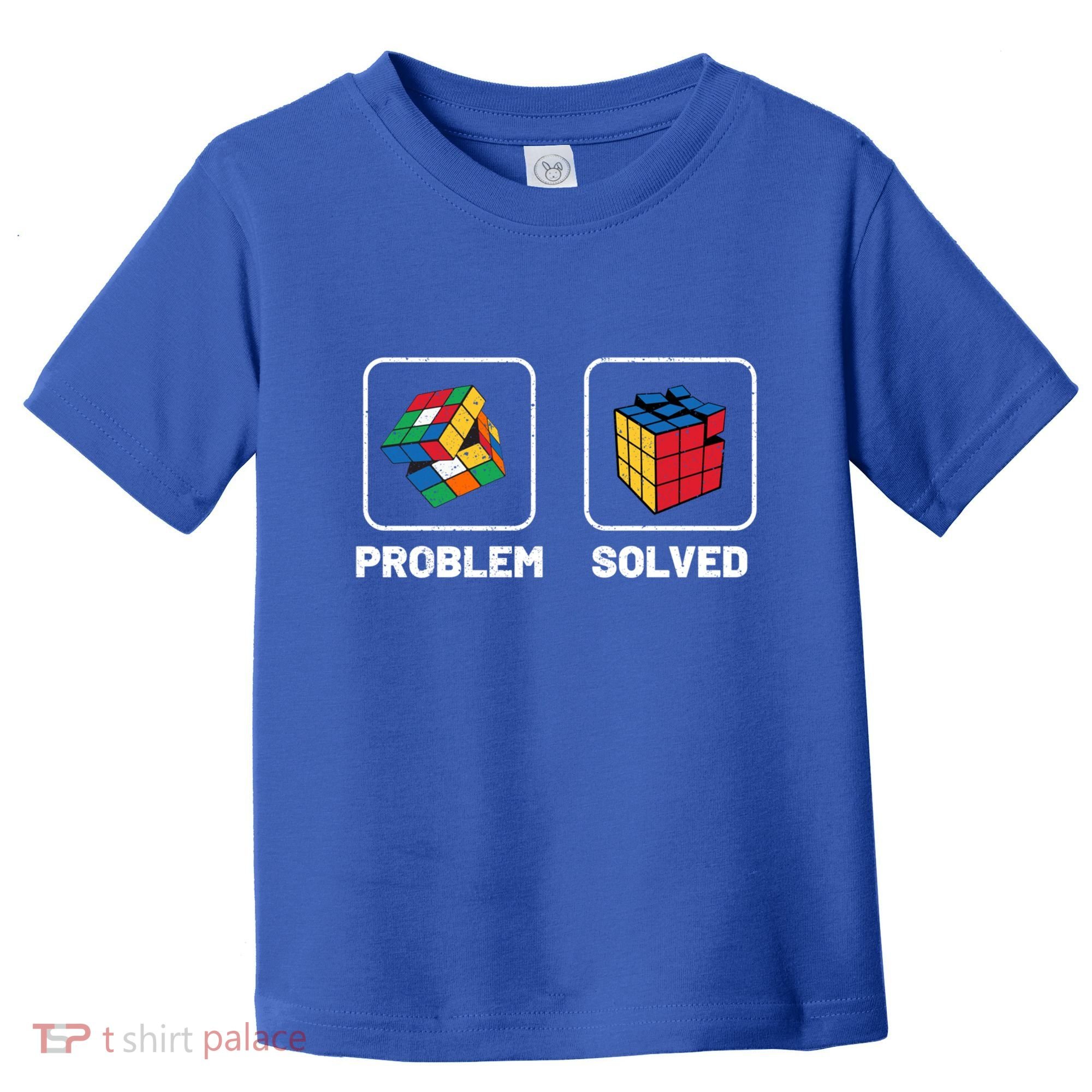 Competitive Puzzle Cube Problem Solved Speed Cubing Meaningful Gift Toddler T-Shirt