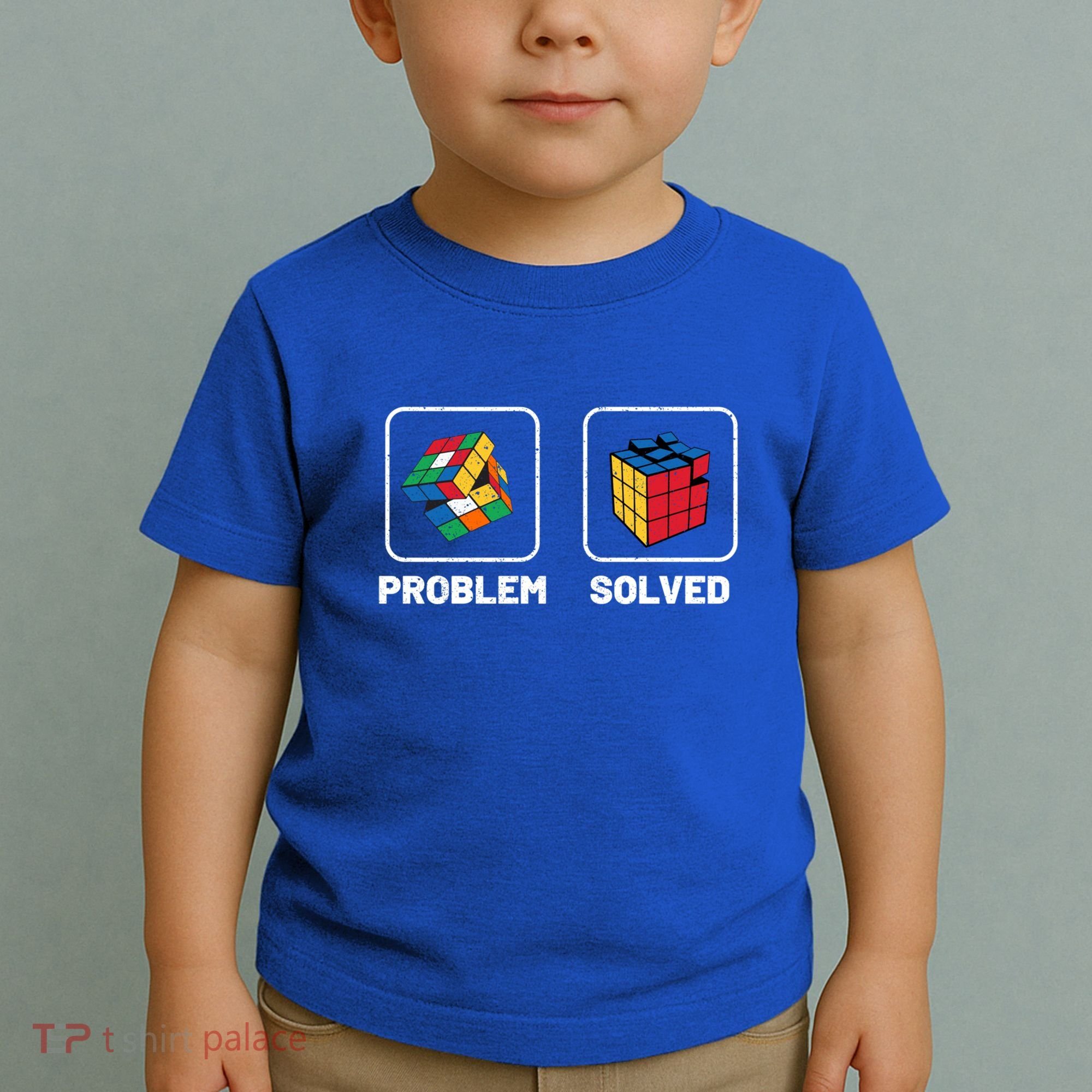 Competitive Puzzle Cube Problem Solved Speed Cubing Meaningful Gift Toddler T-Shirt