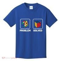Competitive Puzzle Cube Problem Solved Speed Cubing Meaningful Gift Kids T-Shirt thumb 0
