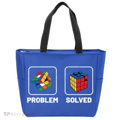 Competitive Puzzle Cube Problem Solved Speed Cubing Meaningful Gift Tote Bag