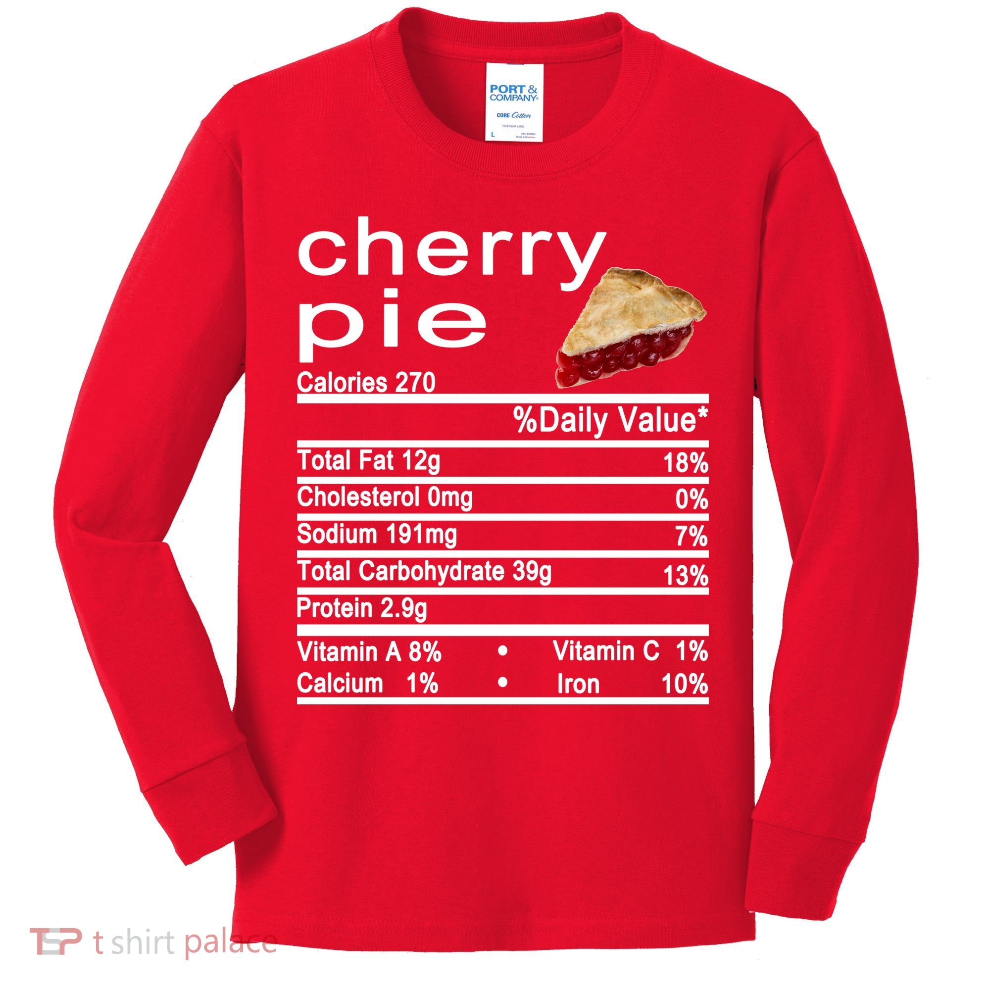 Cherry Pie Kids Long Sleeve Shirt