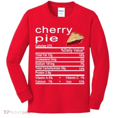 Cherry Pie Kids Long Sleeve Shirt