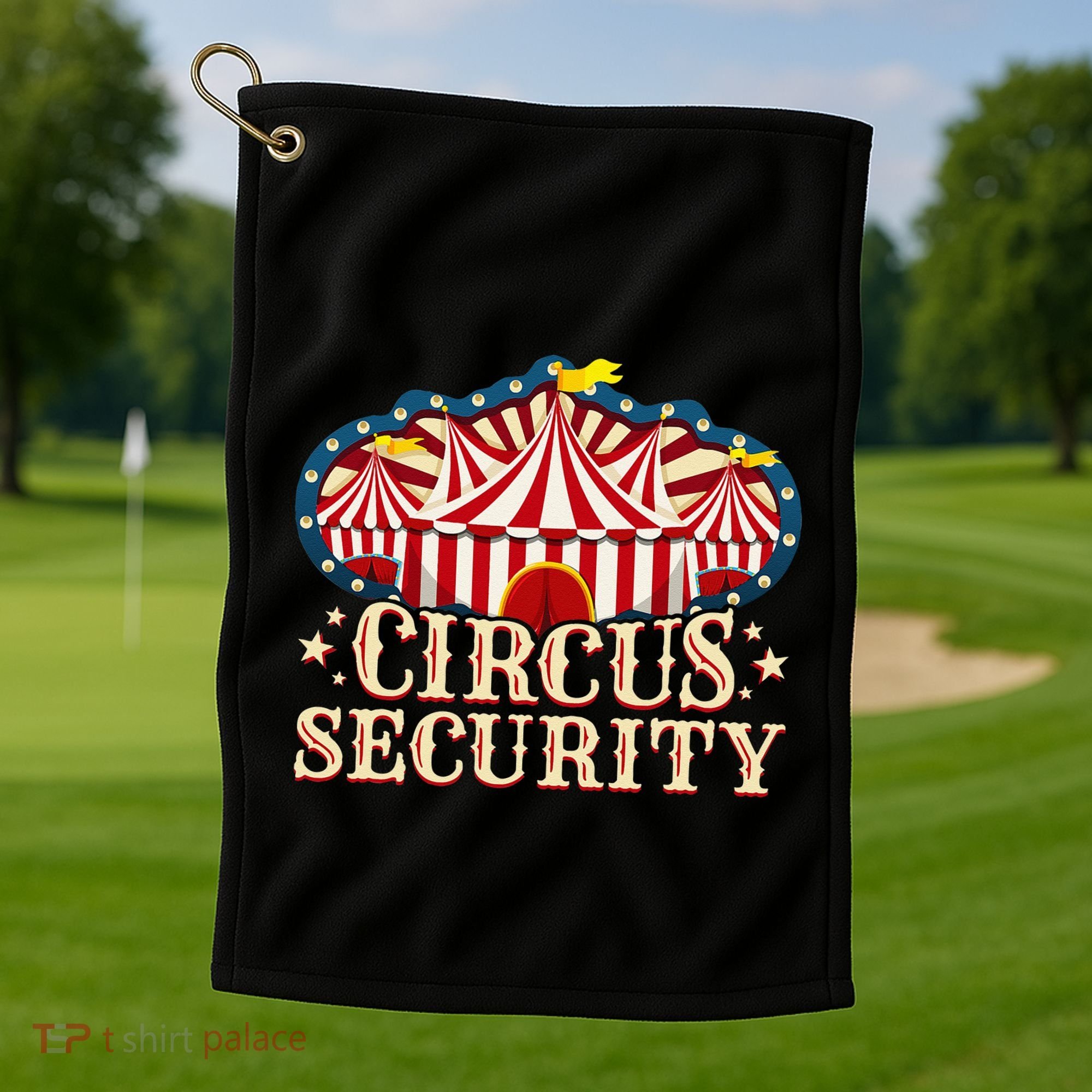 Circus Party Circus Security Golf Towel