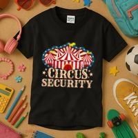 Circus Party Circus Security Kids T-Shirt thumb 3