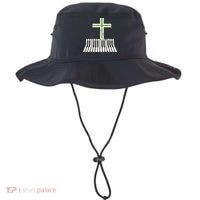 Christian Piano Cross Keyboard Pianist Bucket Hat thumb 0
