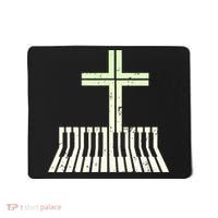 Christian Piano Cross Keyboard Pianist Mousepad thumb 0