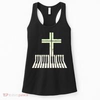 Christian Piano Cross Keyboard Pianist Women's Tank Top thumb 0