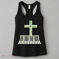 Christian Piano Cross Keyboard Pianist Women's Tank Top thumb 3