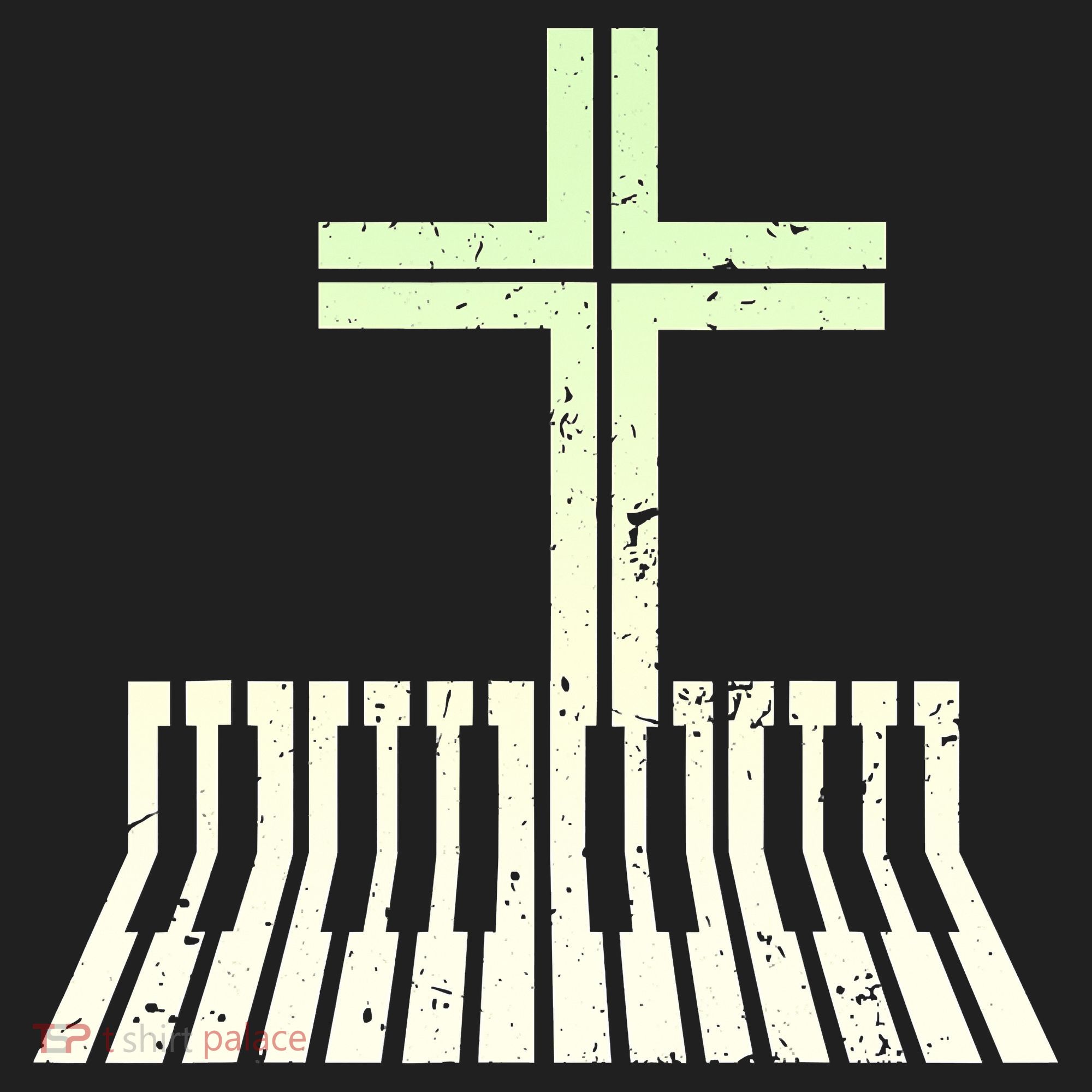 Christian Piano Cross Keyboard Pianist Hat