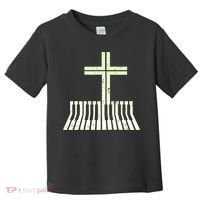 Christian Piano Cross Keyboard Pianist Toddler T-Shirt thumb 0