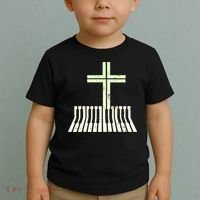 Christian Piano Cross Keyboard Pianist Toddler T-Shirt thumb 2