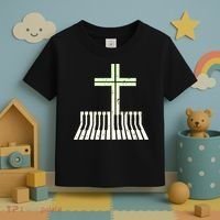 Christian Piano Cross Keyboard Pianist Toddler T-Shirt thumb 3