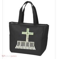 Christian Piano Cross Keyboard Pianist Tote Bag thumb 3