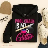 Cute Pool Chalk Is My Funny Billiard Players Game Gift Hoodie thumb 4