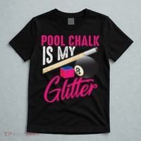 Cute Pool Chalk Is My Funny Billiard Players Game Gift T-Shirt thumb 5