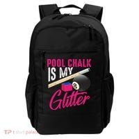 Cute Pool Chalk Is My Funny Billiard Players Game Gift Backpack thumb 0