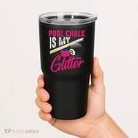 Cute Pool Chalk Is My Funny Billiard Players Game Gift Tumbler thumb 2