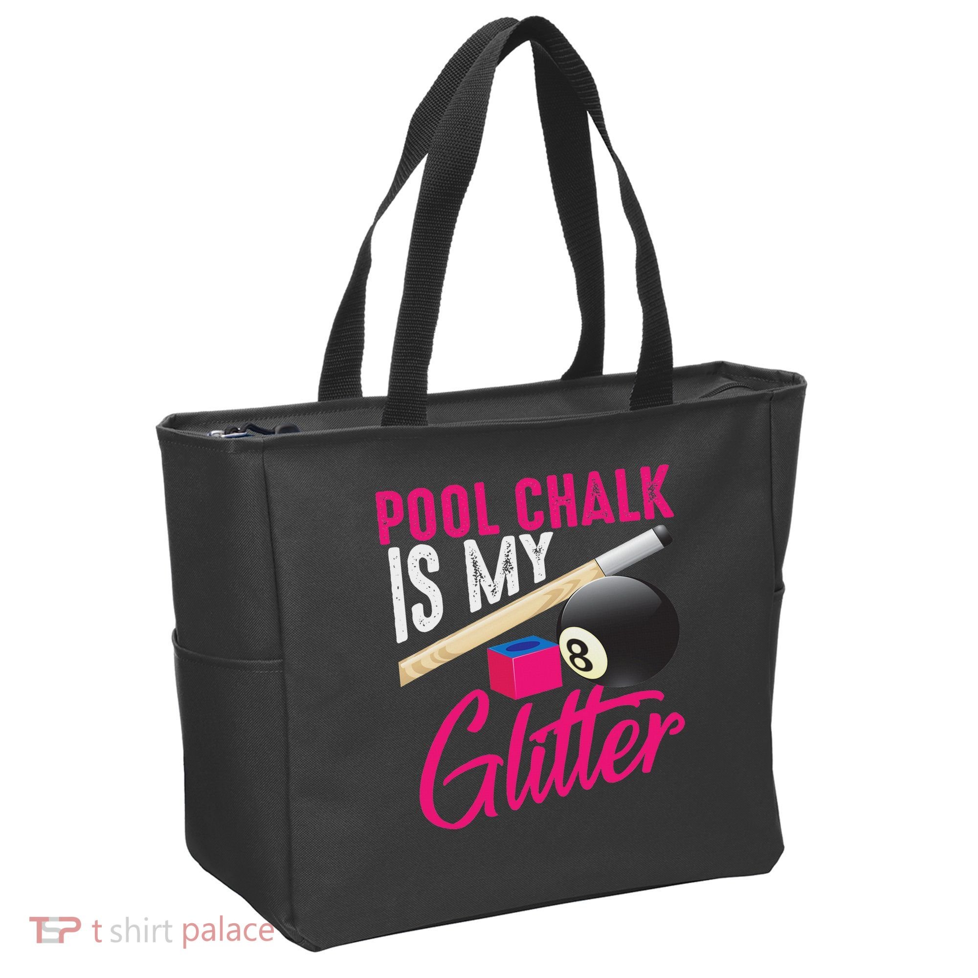 Cute Pool Chalk Is My Funny Billiard Players Game Gift Tote Bag