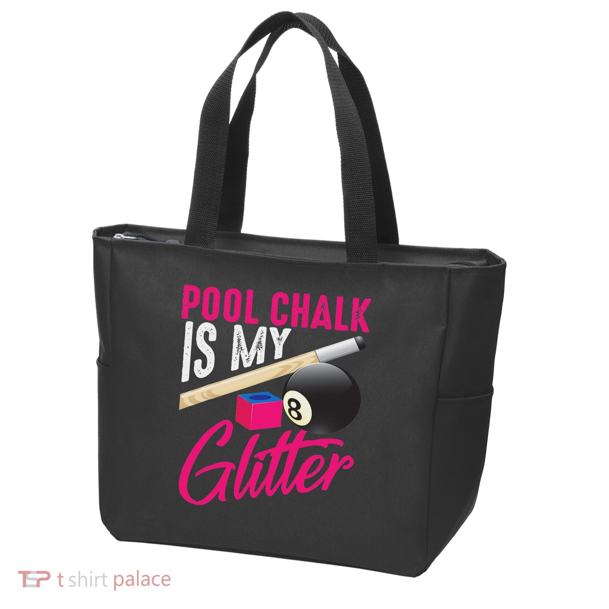 Cute Pool Chalk Is My Funny Billiard Players Game Gift Tote Bag