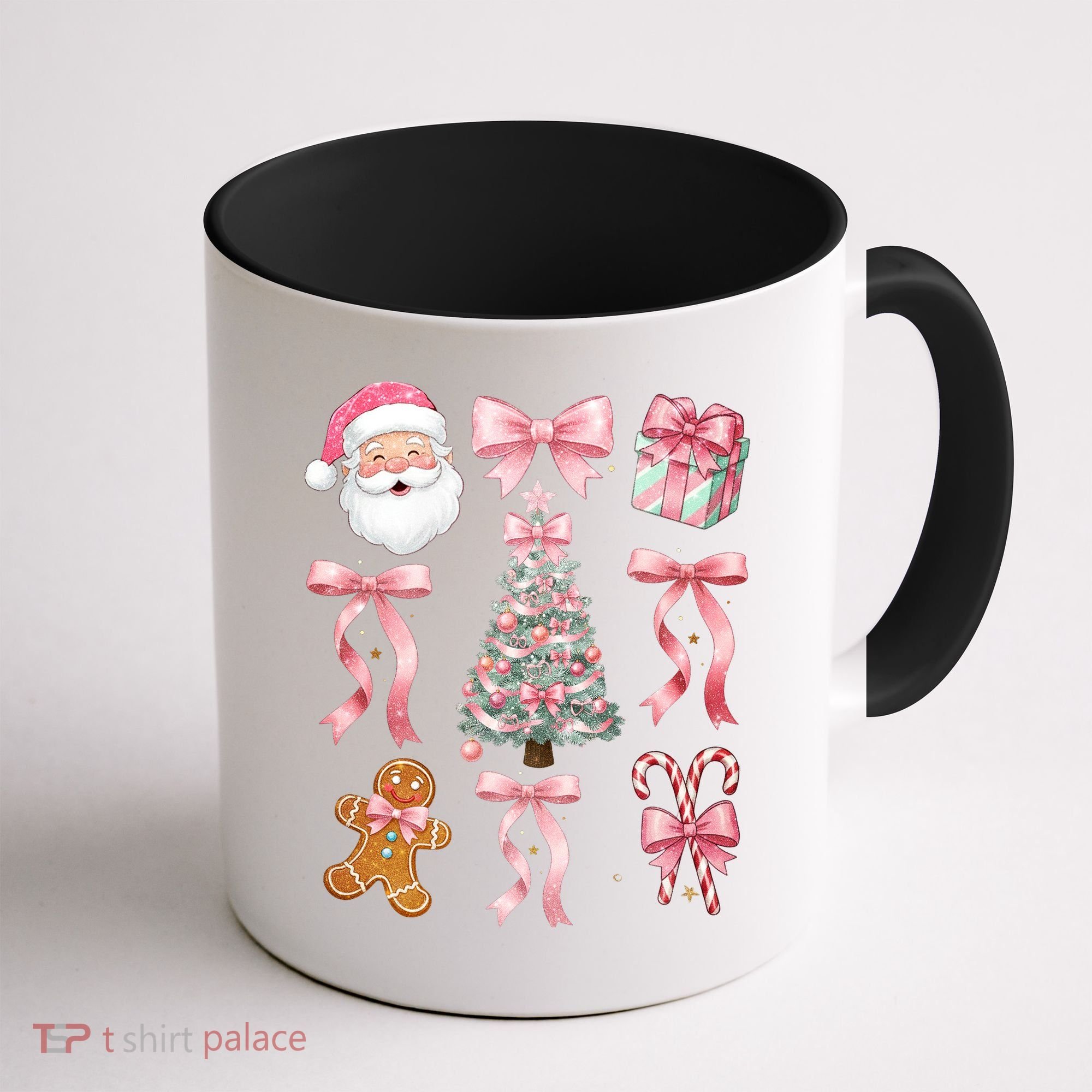 Cute Pink Coquette Christmas  Coffee Mug