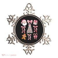 Cute Pink Coquette Christmas  Ornament thumb 0