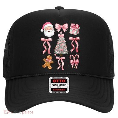 Cute Pink Coquette Christmas  Hat