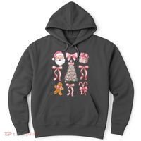 Cute Pink Coquette Christmas  Hoodie thumb 0
