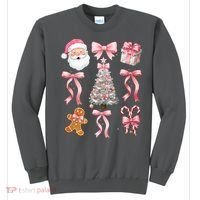 Cute Pink Coquette Christmas  Sweatshirt thumb 0