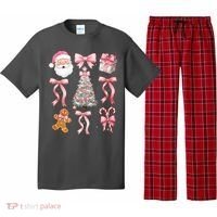 Cute Pink Coquette Christmas  Pajama Set thumb 0