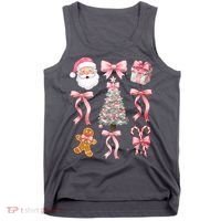 Cute Pink Coquette Christmas  Tank Top thumb 0