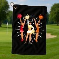 Cheering Practice Cheerleader Cheer Squad Cheerleading Gift Golf Towel thumb 1