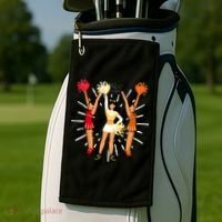 Cheering Practice Cheerleader Cheer Squad Cheerleading Gift Golf Towel thumb 2