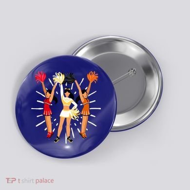 Cheering Practice Cheerleader Cheer Squad Cheerleading Gift Button