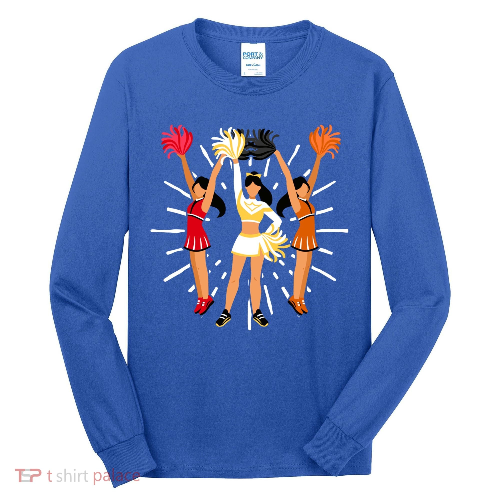 Cheering Practice Cheerleader Cheer Squad Cheerleading Gift Tall Long Sleeve Shirt