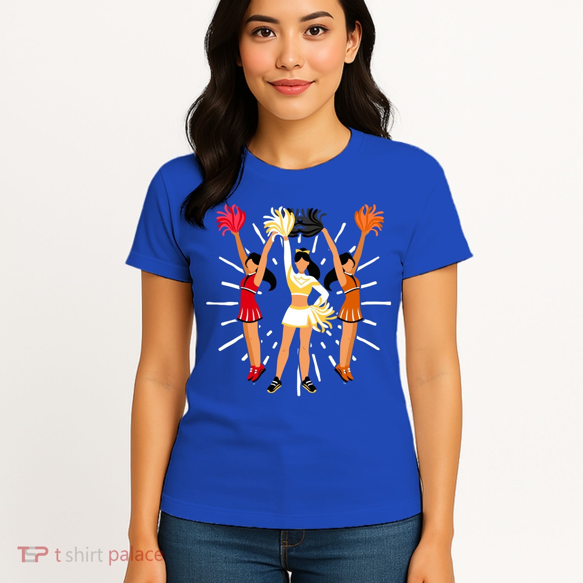 Cheering Practice Cheerleader Cheer Squad Cheerleading Gift Women's T-Shirt