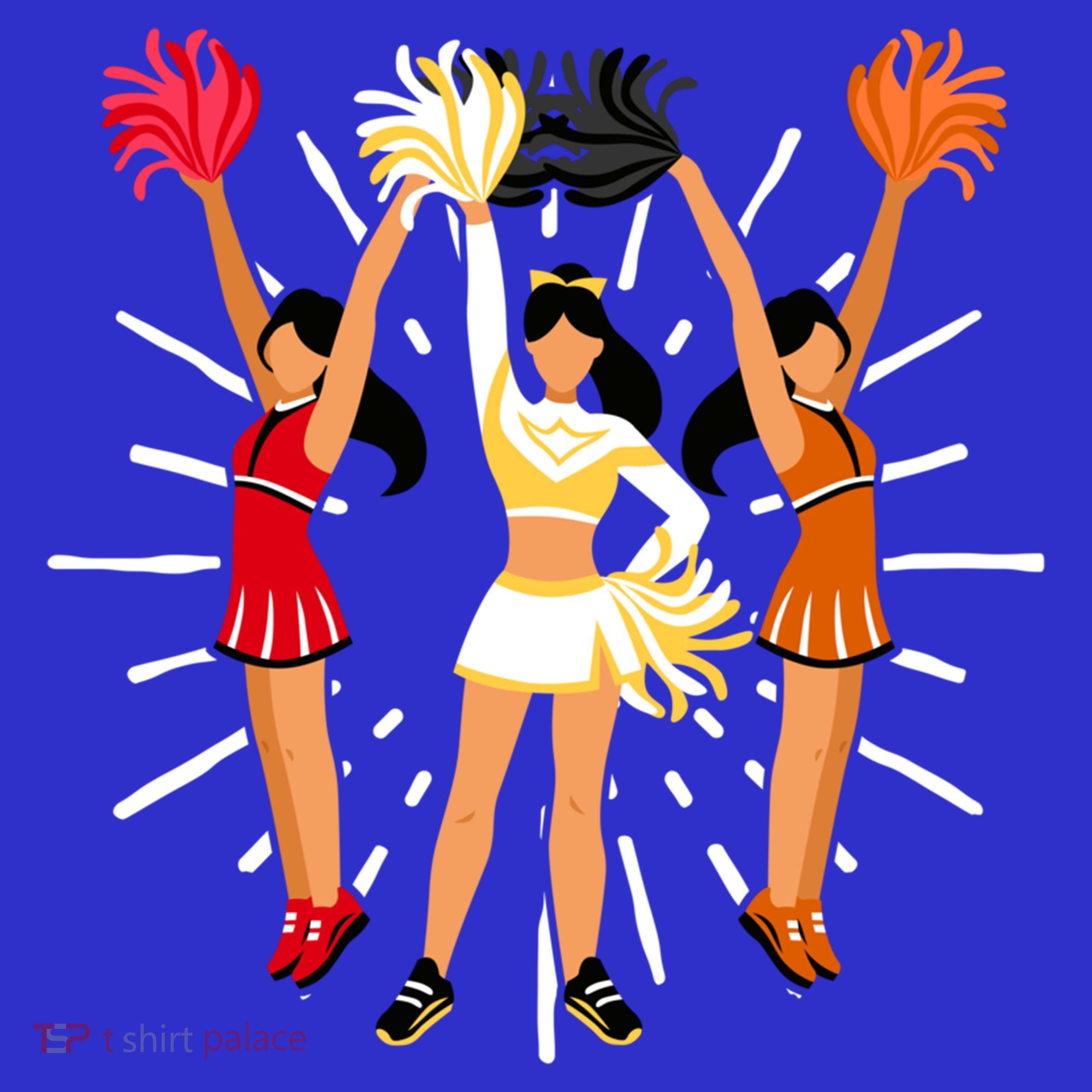 Cheering Practice Cheerleader Cheer Squad Cheerleading Gift Kids T-Shirt