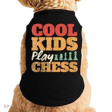 Cool Play Chess Player Chess Board Chess Lovers Doggie Tank