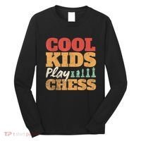 Cool Play Chess Player Chess Board Chess Lovers Long Sleeve Shirt thumb 0
