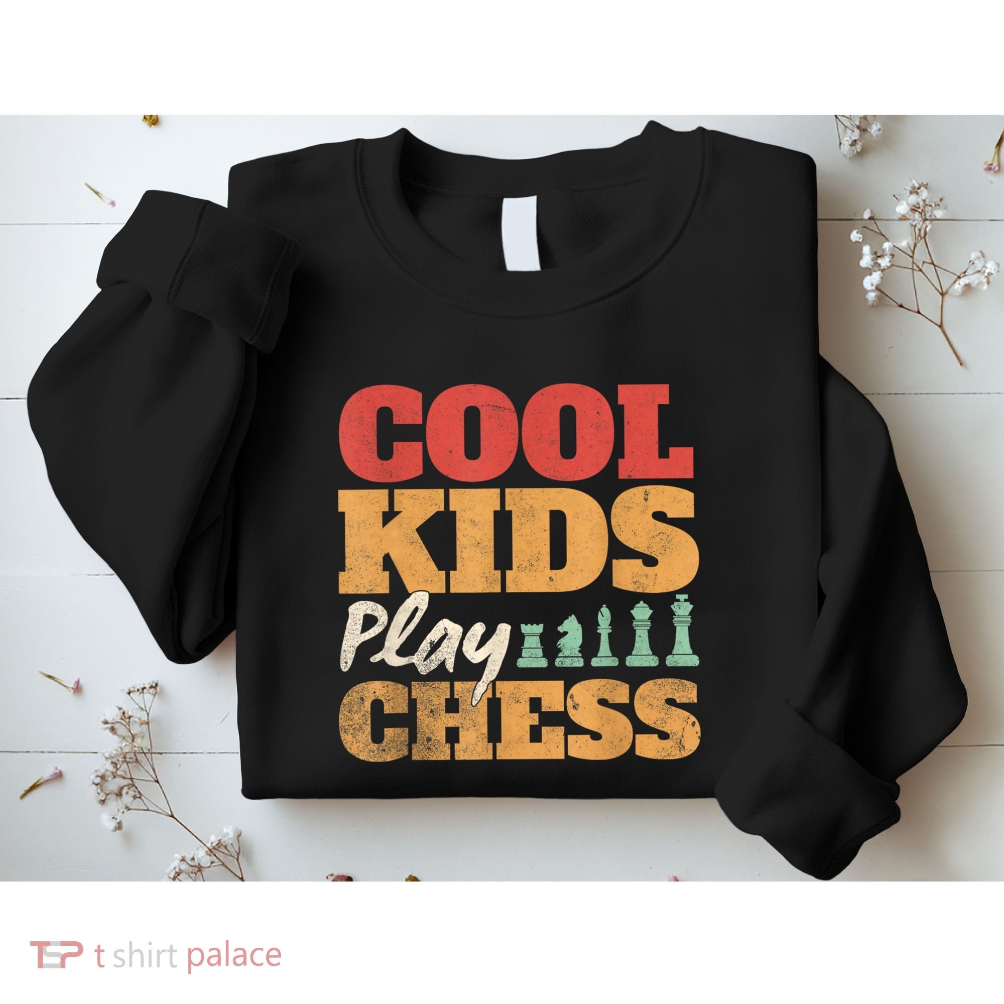 Cool Play Chess Player Chess Board Chess Lovers Sweatshirt
