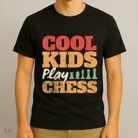 Cool Play Chess Player Chess Board Chess Lovers T-Shirt thumb 3