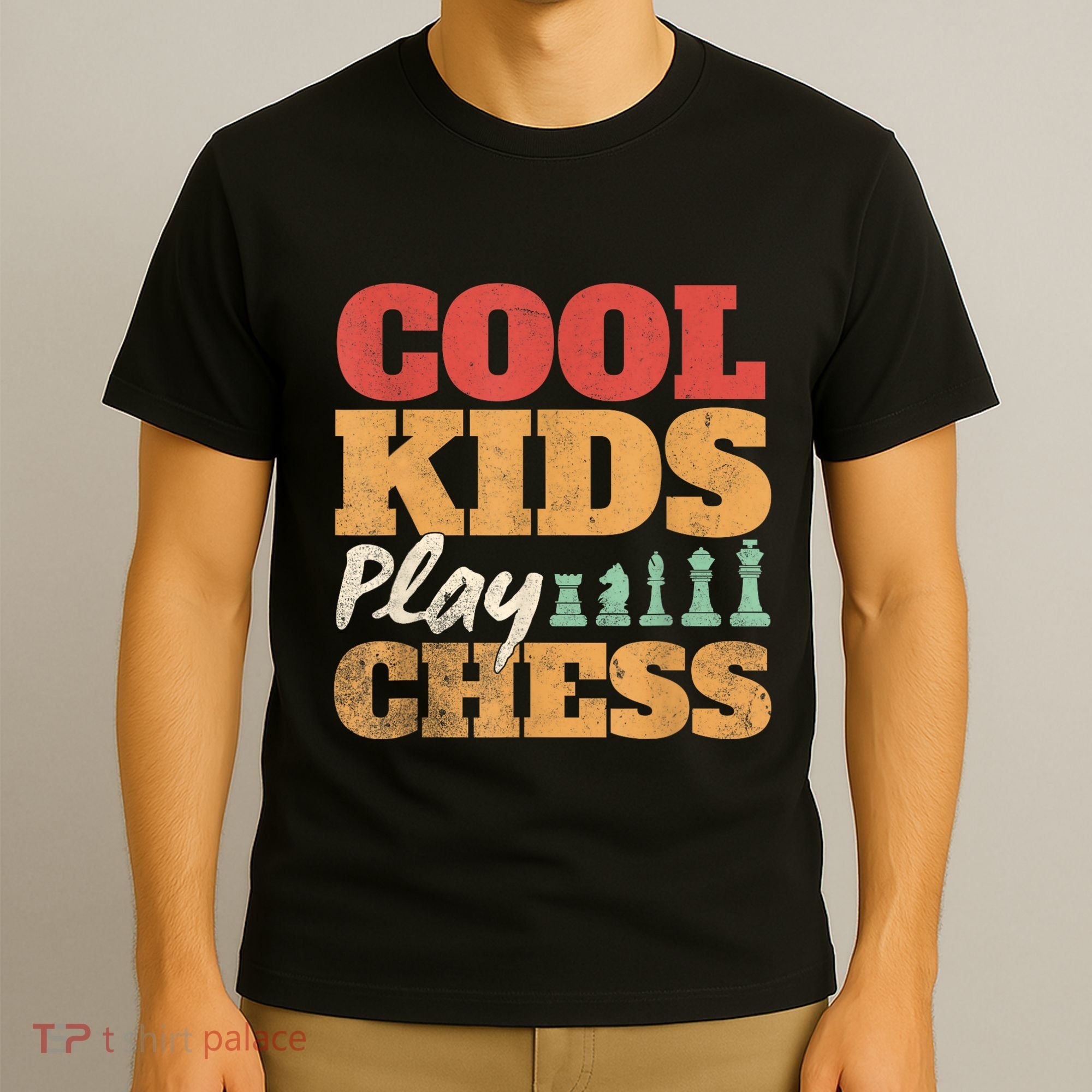 Cool Play Chess Player Chess Board Chess Lovers T-Shirt