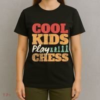 Cool Play Chess Player Chess Board Chess Lovers T-Shirt thumb 4