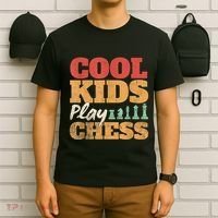 Cool Play Chess Player Chess Board Chess Lovers T-Shirt thumb 6