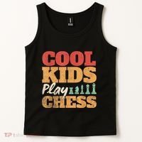 Cool Play Chess Player Chess Board Chess Lovers Tank Top thumb 2