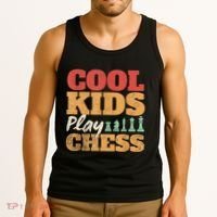 Cool Play Chess Player Chess Board Chess Lovers Tank Top thumb 3
