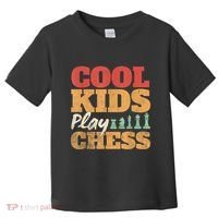 Cool Play Chess Player Chess Board Chess Lovers Toddler T-Shirt thumb 0