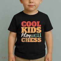 Cool Play Chess Player Chess Board Chess Lovers Toddler T-Shirt thumb 2