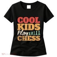 Cool Play Chess Player Chess Board Chess Lovers Women's T-Shirt thumb 0