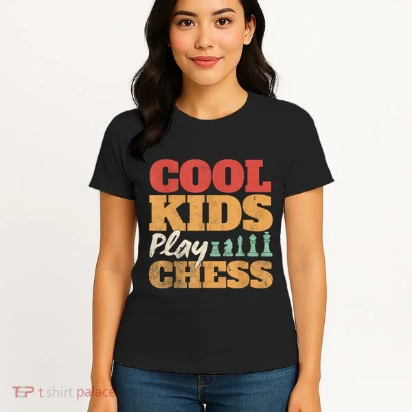 Cool Play Chess Player Chess Board Chess Lovers Women's T-Shirt