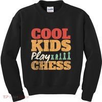 Cool Play Chess Player Chess Board Chess Lovers Kids Sweatshirt thumb 0